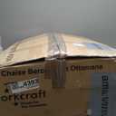 Storkcraft Premium Hoop Glider & Ottoman (White/Pink)  GREENGUARD Gold Certified Nursery Glider, Solid Wood Craftsmanship, Smooth-Gliding Nursery Chair and Ottoman, Award-Winning