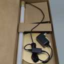 EDISHINE Modern Table Lamp, LED Slim Bedside Lamp with 360 Illumination, Stepless Dimming & 3 Color Temperature, Nightstand Lamp for Bedroom, Living Room, Gold