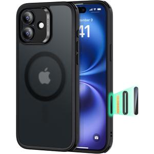 ESR for Phone 16 Plus Case, Compatible with MagSafe, Shockof Military-Grade tection, Magnetic Phone Case for Phone 16 Plus, Classic Hybrid Case (HaloLock), Frosted Black