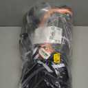 Rolling Car Seat Travel Bag, Padded Carseat Travel Backpack for Airplane,Large Durable Travel Bag with 4 Wheels,Adjustable Shoulder Strap and Waterproof Base Dark Grey