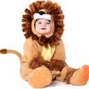 Spooktacular Creations Halloween Baby Lion Costume, Toddler Lion Costume for Infant Kids Halloween Animal Dress up Party (12-18 Months)