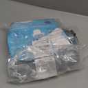 Blissful Diary Baby Splat Mat for Under High Chair, 50.4 x 50.4 Inch Wipeable Splash Mat, Waterproof and Washable, Anti-Slip Floor Protector, Silver Mist