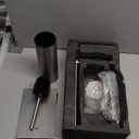 Toilet Paper Holder Stand, Free Standing Toilet Paper Holder with Shelf for Bathroom, Stainless Steel Brushed Nickel Toilet Tissue Holder with Brush and Holder Set, Weighted Base