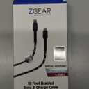 10 Foot Braided Synk & Change Cable