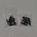 M6 x 45mm 20Pcs Flat Head Hex Socket Cap Screws Bolts, 304 Stainless Steel 18-8, Full Thread, Black Oxide by SG TZH (with Hex Spanner)