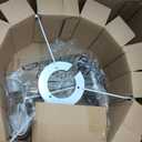 Progress Lighting P3712-09 Inspire Two-Light Semi-Flush, Brushed Nickel (Semi-Flush Mount - 13x13x 10.125 in)