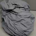 Extra Deep Cal King Fitted Sheet - Hotel Luxury Single Fitted Sheet Only - Easily Fits 18 inch to 24 inch Mattress - Ultra Soft, Wrinkle Free with Extra Deep Pockets - Breathable & Comfy - Steel Blue