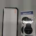 SSLOTSCASE for iPhone 16 Pro Case with 2X Screen Protector, Card Holder & Kickstand & Slide Camera Lens Cover, Silicone Edge Rugged Shockproof Protective Phone Cover for iPhone 16 Pro 6.3'', Black