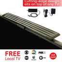 General Electric Hover Amplified Indoor HDTV Antenna, 55-mile Range, VHF 1080P 4K, Black, 37075