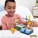 MEGA Pokmon Action Figure Building Toys for Kids, Pikachu Evolution Set with 159 Pieces, 3 Poseable Characters, 8 Year Old Gift Idea