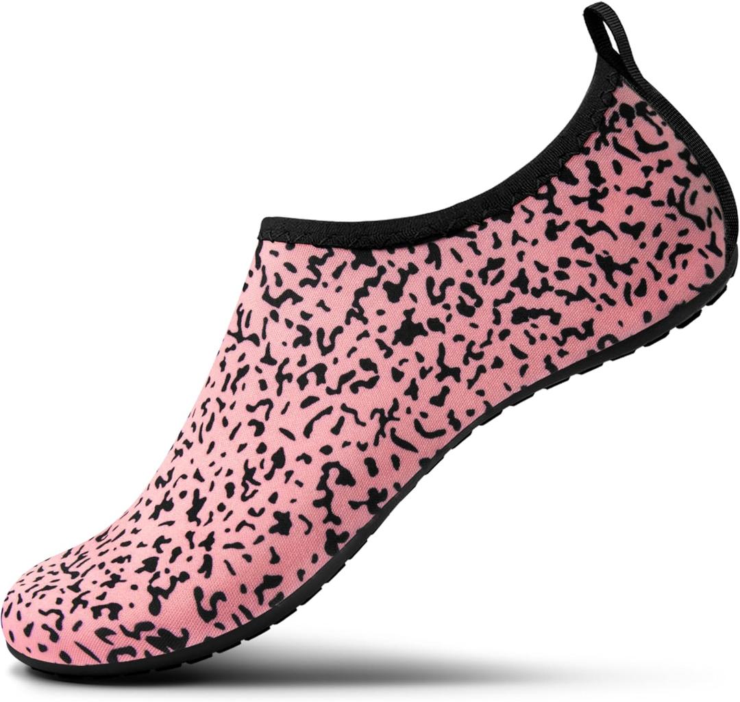 SEEKWAY Water Shoes Women Men Adult Quick-Dry Aqua Socks Barefoot Non Slip for Beach Swim River Pool Lake surf Black SK002(U) 38/39