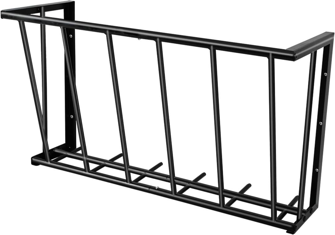 Hay Rack Wall Mount- 27 Hay Feeder for Horse, 16 Gallon Capacity Easy Install & No Wast Design Metal Corner Hay Feeder for Goat| Idea for Sheep, Livestock Feeders Hanging Indoor/Outdoor