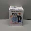 Chefman Electric Kettle with Temperature Control, 5 Presets LED Indicator Lights, Removable Tea Infuser, Glass Tea Kettle & Hot Water Boiler, 360° Swivel Base, BPA Free, Stainless Steel, 1.8 Liters