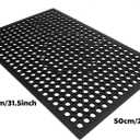 Uniboho Commercial Heavy Duty Rubber Floor Mat for Outside Non Slip 20 x 31