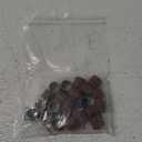 22 Pet Nail Grinder Replacement Kit with Grit Sanding Bands Pet Smoother Claw Care Black Grinding Drums Dog Nail Grinder Replacement Dog Claw Grooming Supplies(1/2 Inch 120 Grit)