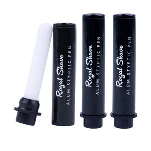ROYAL SHAVE Alum Styptic Pen - Styptic Alum Stick for Post Shaving Irritation & Heals Accidental Cuts (0.35 oz) (3 PACK)