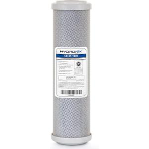 Hydronix CB-25-1005 Whole House RO & Drinking Systems NSF Coconut Carbon Block Water Filter 2.5 x 10-5 Micron (9 Count (Pack of 1))