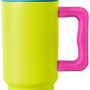 Simple Modern Kids 24 oz Tumbler with Handle and Silicone Straw Lid | Spill Proof and Leak Resistant | Reusable Stainless Steel Bottle | Gift for Kids Boys Girls | Trek Collection | Paradise Bay Mix