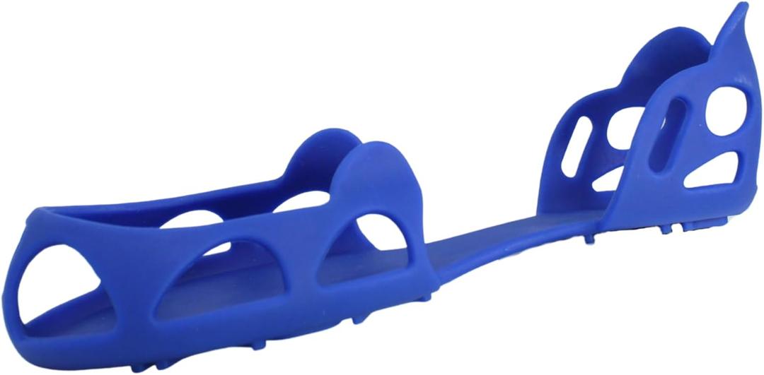 Removable Sports Cleat Overshoes for Kids, Elastic Traction Cleat Covers for Outdoor Sports Before & After The Game - Safe No-Spike Cleats, Sports Gear for Kids (X-Small, Blue)