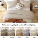 ROSGONIA Queen Comforter Set Light Khaki,3pcs Bedding Comforter Sets(1 Khaki Comforter & 2 Pillowcases) All Season Lightweight Bedspread Blanket Quilt