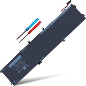 6GTPY Battery 97WH for Dell XPS 15 9570 9560 7590 9550, Precision 5520 5510 5530, Vostro 7500 7590, M2X4 5XJ28 5D91C GPM03 1P6KD 4GVGH P56F P56F001 P56F002 [Not for Laptop with SDD/HDD]