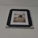 Malden International Designs 8x10 11x14 Rustic Blue Matted Picture Frame,2428-80