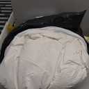 APSMILE Lightweight Down Feather Fibers Comforter Full/Queen Size, Fluffy Duvet Insert for Warm Weather/Hot Sleepers -Ultra Soft 100% Organic Cotton Cover, High FP Summer Duvet (White, 90x90)