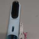 2025 New Upgraded Cordless Hair Straightener Brush 300 Million Negative Ionic Portable Hair Straightener Comb for Women with 4 Temps Fast Heating MCH Ceramic Coating Smooth Frizz - Free Hair Blue