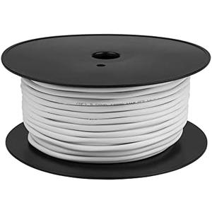 FRUDRIK Speaker Wire - 99.9% Oxygen Free Copper – ETL Listed & CL3 Indoor Speaker Cable (14/2 White, 100FT)