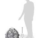 Lasko Wind Machine Fan, Air Circulator Fan with 3 Speeds, 20" Model 3300, Gray