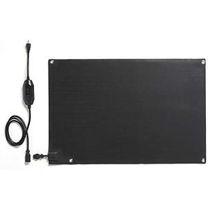 HeatTrak Heated Snow Melting Mats for Entrances - Heated Outdoor Mats - Snow Melting Mats for Winter Snow Removal - Trusted Snow and Ice Melt Products - No-Slip Heating Entrance Mats (24” x 36")