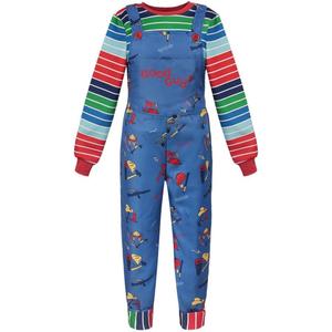 Adult Chucky Costume for Men (3X-Large, Blue)