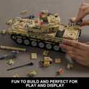 1176-Piece Military Tank Building Blocks Set Compatible with Lego, Create A Large Army Tank or 8 Sets of Military Models, Great Army Toys Gifts for Boys Kids Age 6+ Year Old