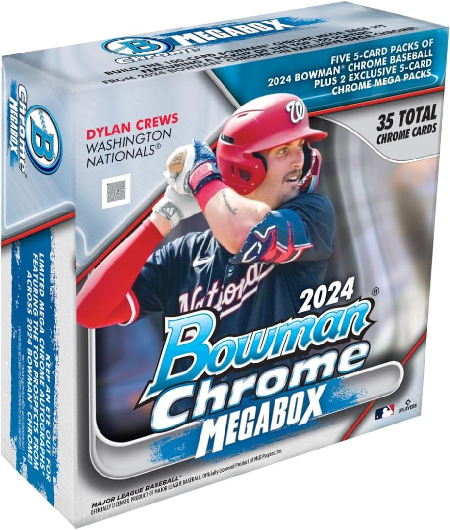 2024 Topps Bowman Chrome Baseball Factory Sealed Mega Box - Baseball Complete Sets 2024 Topps Bowman Chrome Baseball Factory Sealed Mega Box - Baseball Complete Sets