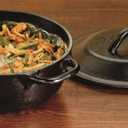 Lodge Cast Iron Dutch Oven 2 Quart - Loop Handle Cooking Vessel - Even Heat Retention - Oven-Safe, Versatile Pot