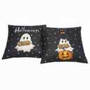 Azi Pillow Cover Halloween Polka, Pack of 2