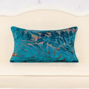 Alerfa 12 x 20 Inch Light Blue Rectangle Maple Leaf Pillow Embroidery Cut Velvet Cushion Case Luxury Modern Lumbar Throw Pillow Cover Decorative Pillow for Couch Sofa Living Room Bedroom Car Alerfa 12 x 20 Inch Light Blue Rectangle Maple Leaf Pillow Embroidery Cut Velvet Cushion Case Luxury Modern Lumbar Throw Pillow Cover Decorative Pillow for Couch Sofa Living Room Bedroom Car