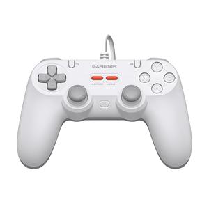 GameSir Tegenaria Lite Wired Game Controller For Switch, Android, iOS, PC, Steam With Retro 90s Design, Hall Effect Sticks, 1000Hz Polling Rate, Dual Rumble Motors, Mappable Back Buttons, Ultra-Low Latency, Ergonomic Design -Serene White