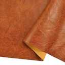 100cm x 140cm （39 x 54 Inch） Soft Leather Fabric - Faux Leather Fabric -1mm Thick for Upholstery - DIY Crafts - Light Brown Crazy Horse Distress