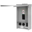 Temporary Power Outlet Panel with 20, 30, and 50-Amp Receptacle Installed,RV Electrical Outlet Panel with Breaker