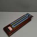 Wooden Cribbage Board Game Set with Cards and Metal Pegs, 3 Track Cribbage Board with Storage Drawer, Portable Travel Cribbage Set for Adults, Families, Seniors, Camping & Game Night