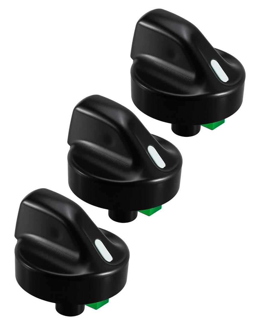 3Pcs A/C Switch Control Button Knobs Fit for Ford F-150 F-250 Expedition Excursion Escape Explorer Ranger Mercury Lincoln Replace 2L3Z-18519-AA 2L3Z18519AA