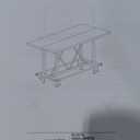 Tribesigns Bar Table, Industrial Counter Height Pub Table with Metal Footrest, 63-Inch Rectangle Wood Kitchen Dining Table with Sturdy Metal Frame for Dining Room, Home Bar (Black)