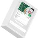 Bonsenkitchen Precut Vacuum Food Sealer Bags 100 Pint 6" x 10", BPA Free, Commercial Grade Textured Food Vacuum Sealer Bag, Thick Embossed Bags for Food Storage and Sous Vide Cooking VB3204