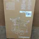 MOMFANN Baby Bassinet Bedside Sleeper, Upgraded Stability Bedside Crib with Full Mesh Sides, Soft Sheet, 6-Height Adjustment, Storage Basket, Easy Folding Portable Bassinet for Newborns, Oatmeal