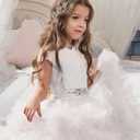 Stunning V-Back Luxury Pageant Tulle Ball Gowns for Girls 10 Year Old