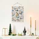 LKETW Coastal Beach Oyster Poster Hanger Frame 12x16 Inch, Ocean Oyster Beachy Wall Art Posters for Bedroom, Coastal Ocean Hanging Banner Decor for Home Living Room Beach House