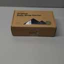 KeaBabies Baby Wrap Carrier - All in 1 Original Baby Carrier Newborn to Toddler Sling, Easy to Wear, Hands Free Bonding, Lightweight, Breathable Infant Wraps (Trendy Black) (One Size (Pack of 1))