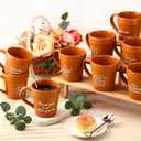 9 Pcs Christmas Teacher Appreciation Gifts for Women Gardener Coffee Mug with Shovel Spoon Plant Lover Cup Thank You Gift for Graduation End of Year Birthday Party Favor(Classic)