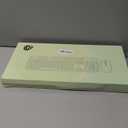 FOPETT Wireless Keyboard and Mouse Combo - 2.4G Full-Sized Cute Colorful Mouse and Keyboard with 104 Round Keys Retro Typewriter Keyboard for Laptop/Windows/PC - Pink Gradient